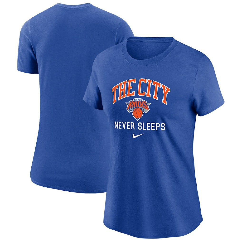 New York Knicks Women's The City Never Sleeps T-Shirt Outlet