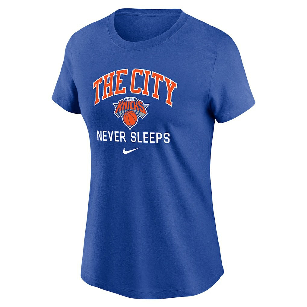 New York Knicks Women's The City Never Sleeps T-Shirt Outlet
