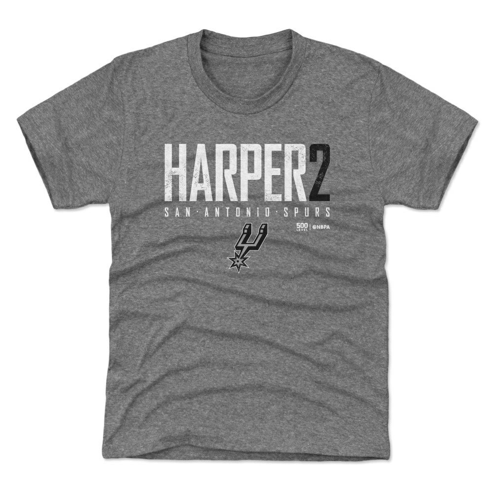 Dylan Harper San Antonio Spurs 500 Level Youth Elite Name & Number T-Shirt Outlet