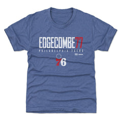 VJ Edgecombe Philadelphia 76ers 500 Level Youth Elite Name & Number T-Shirt Outlet