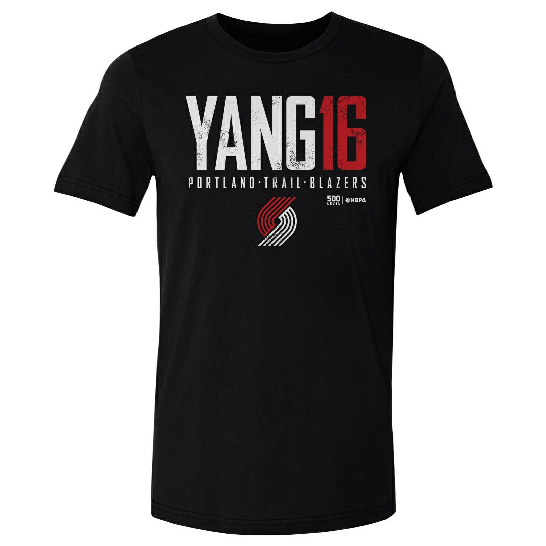 Yang Hansen Portland Trail Blazers 500 Level Elite T-Shirt Online