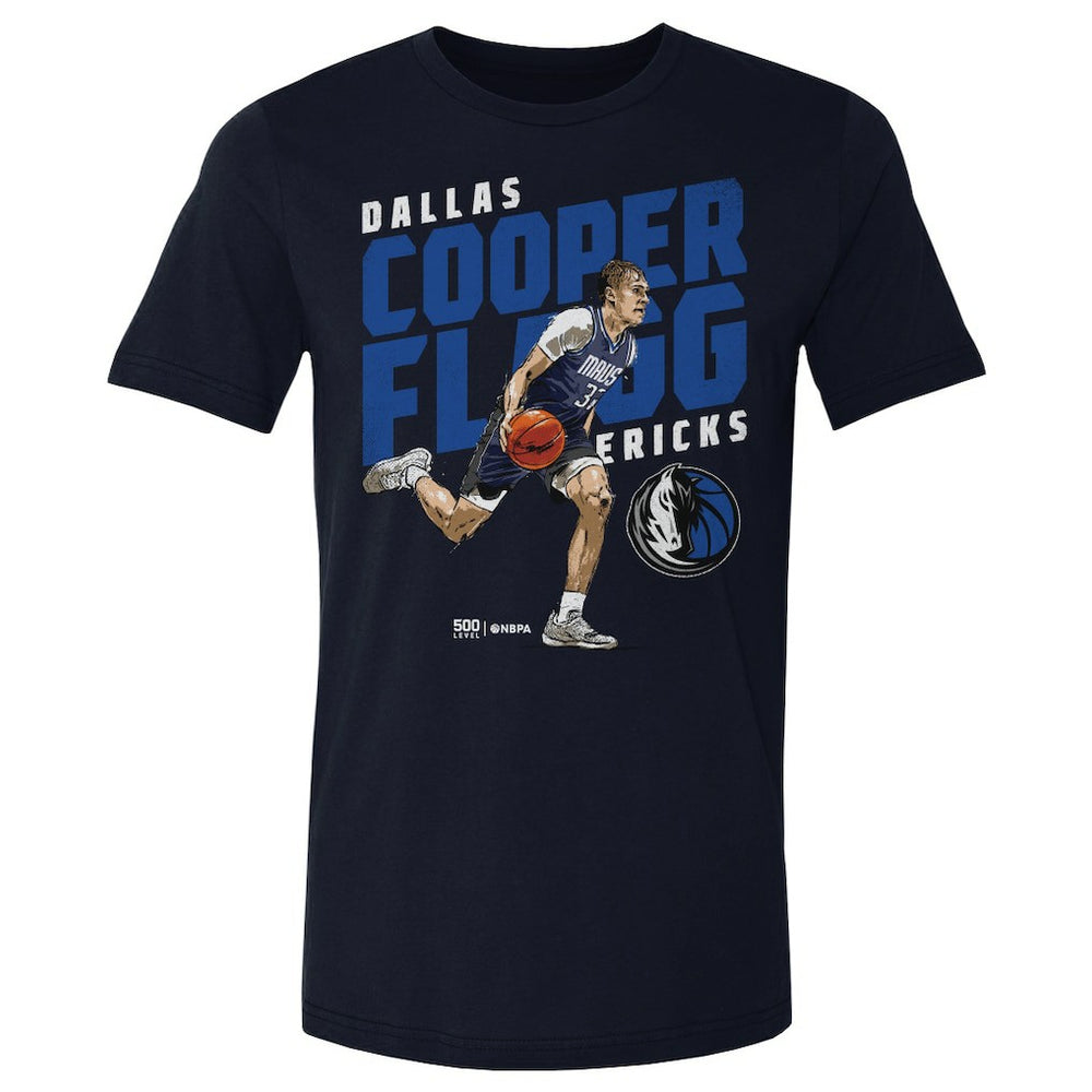 Cooper Flagg Dallas Mavericks 500 Level Slant T-Shirt sale For Sale