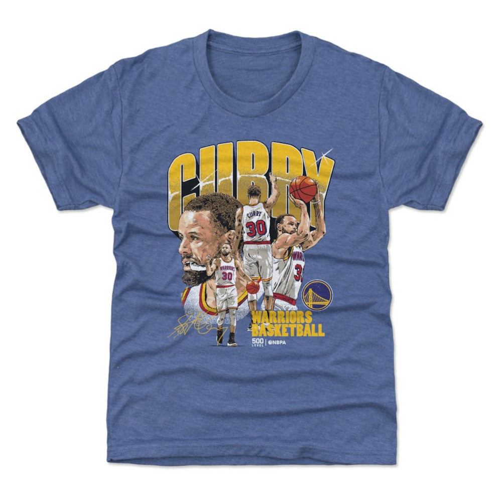 Stephen Curry Golden State Warriors 500 Level Youth Collage T-Shirt Online