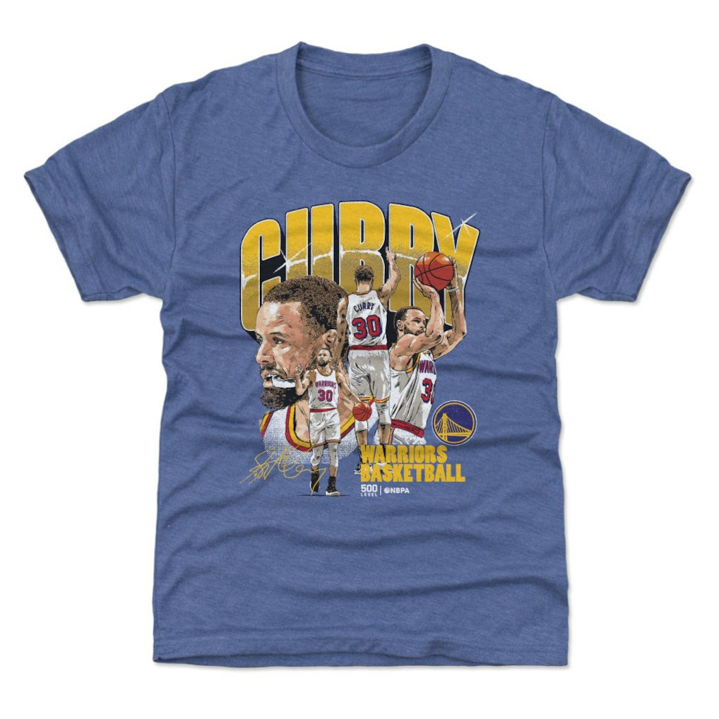 Stephen Curry Golden State Warriors 500 Level Youth Collage T-Shirt Online