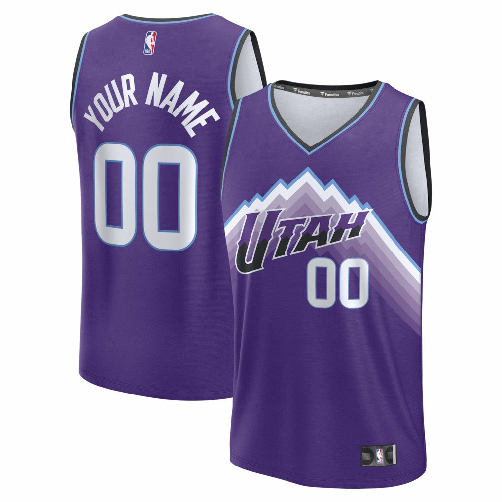 Utah Jazz Fast Break Replica Custom Jersey On Sale