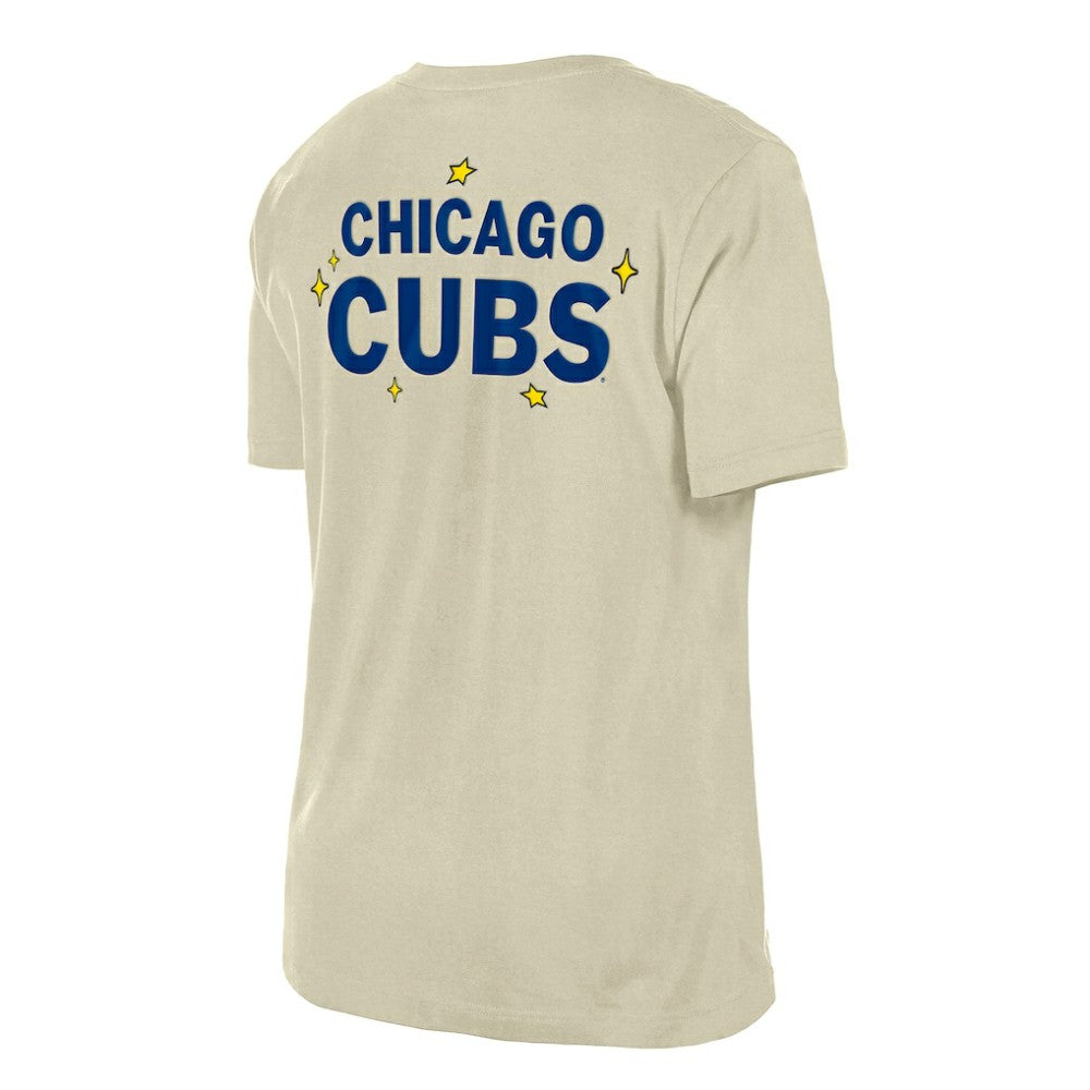 Chicago Cubs New Era Women's Stars & Cap T-Shirt | MLB Online