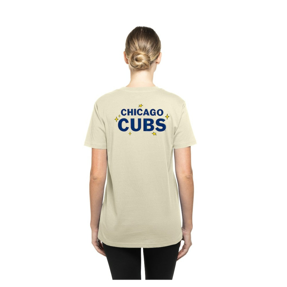 Chicago Cubs New Era Women's Stars & Cap T-Shirt | MLB Online