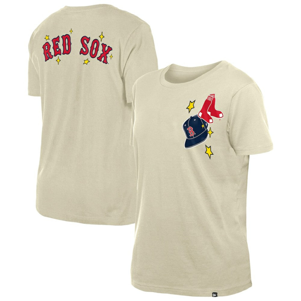 Boston Red Sox New Era Women's Stars & Cap T-Shirt | MLB Shop