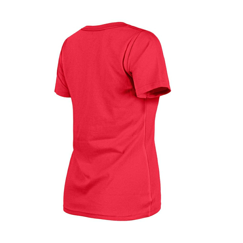 Philadelphia Phillies New Era Women's Little Miss 2 V-Neck T-Shirt | MLB Discount