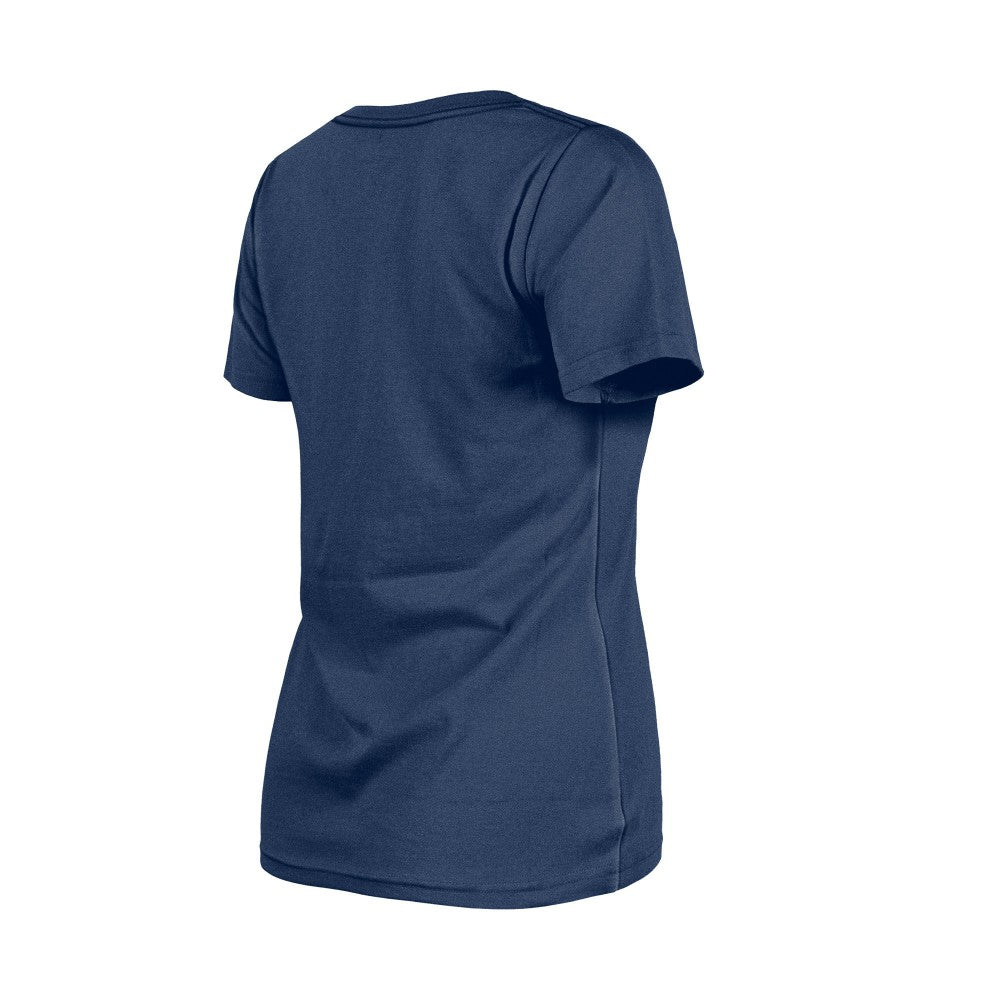 Milwaukee Brewers New Era Women's Little Miss 2 V-Neck T-Shirt | MLB For sale