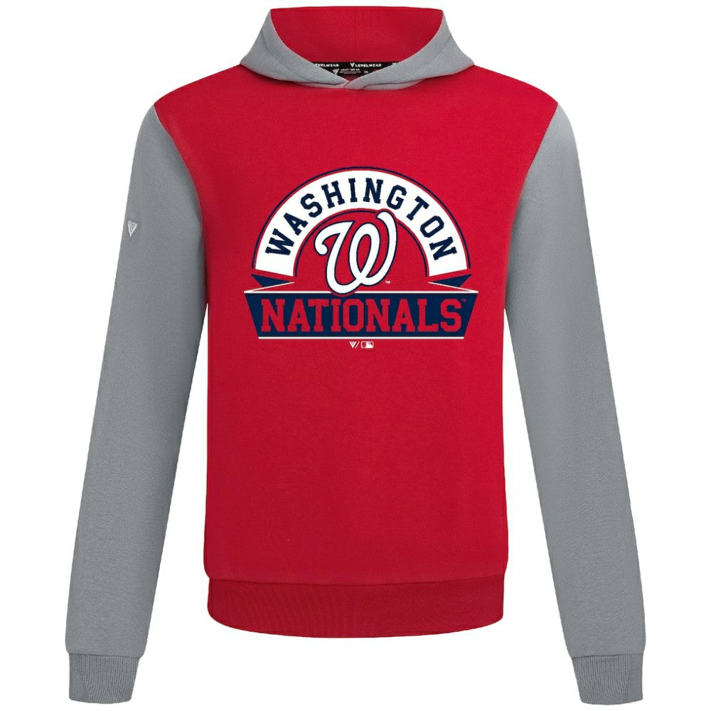 Washington Nationals Levelwear Throwback Ultimate Banner Arch Hoodie | MLB On Sale