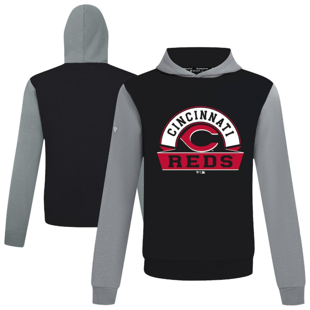 Cincinnati Reds Levelwear Throwback Ultimate Banner Arch Hoodie | MLB US