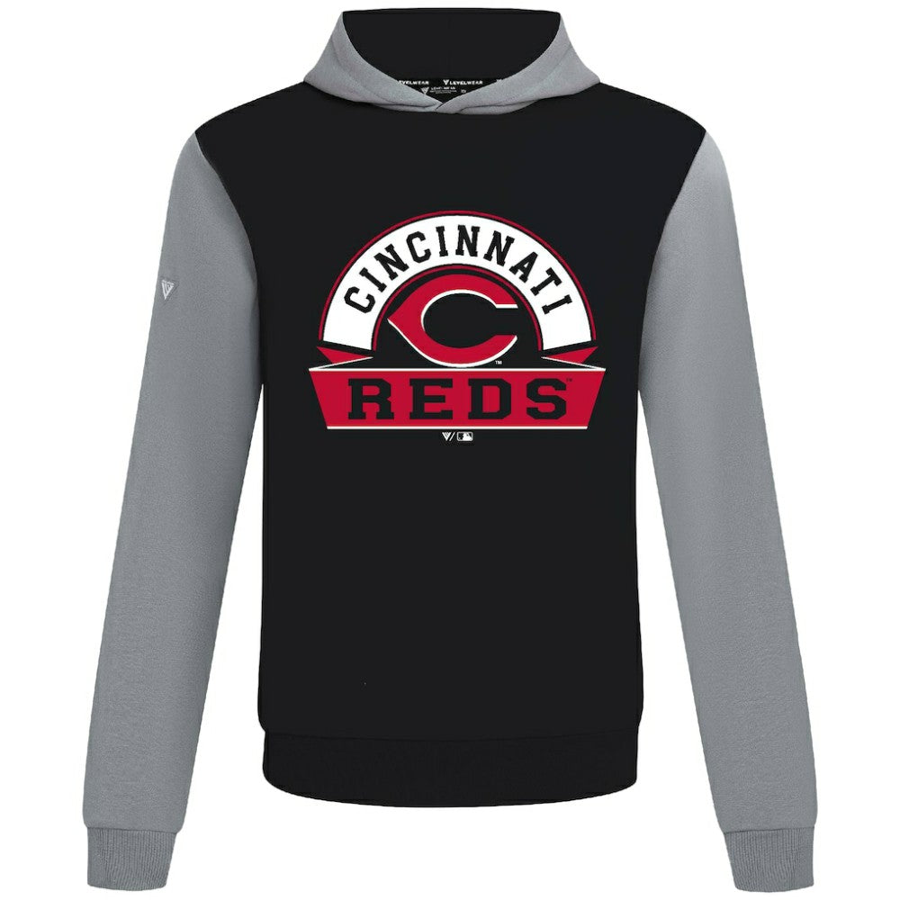 Cincinnati Reds Levelwear Throwback Ultimate Banner Arch Hoodie | MLB US
