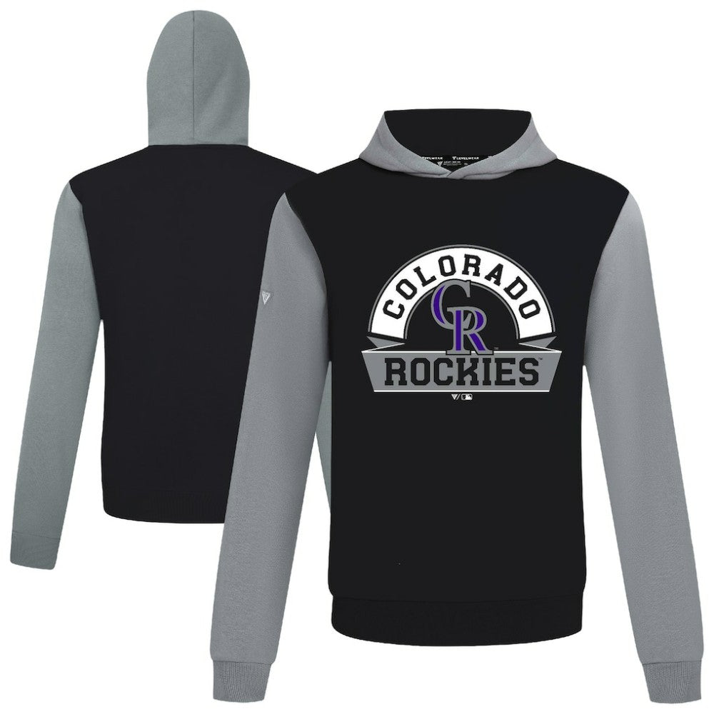 Colorado Rockies Levelwear Throwback Ultimate Banner Arch Hoodie | MLB For sale