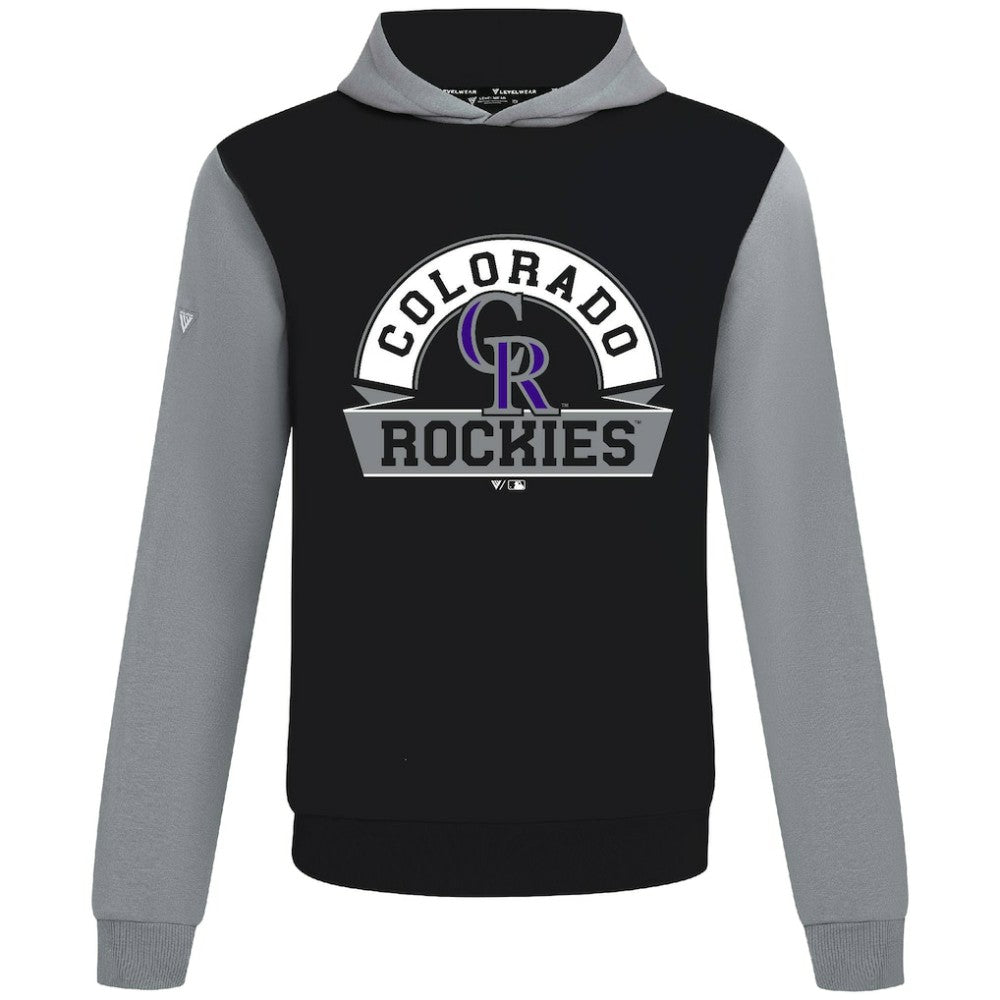 Colorado Rockies Levelwear Throwback Ultimate Banner Arch Hoodie | MLB For sale