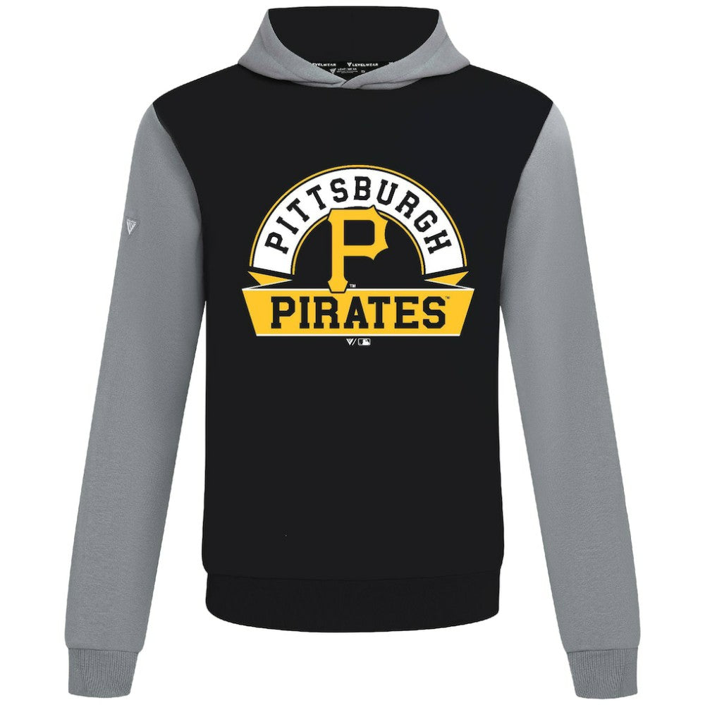 Pittsburgh Pirates Levelwear Throwback Ultimate Banner Arch Hoodie | MLB Discount