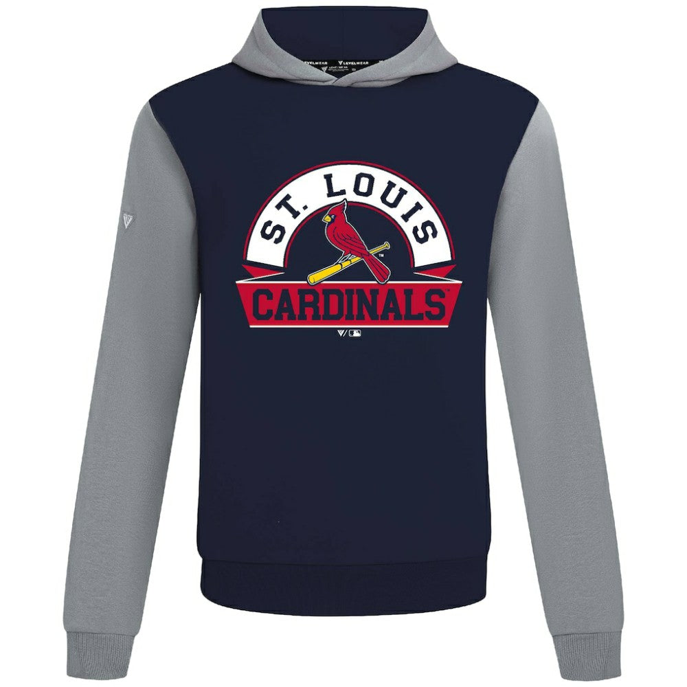 St. Louis Cardinals Levelwear Throwback Ultimate Banner Arch Hoodie | MLB For sale