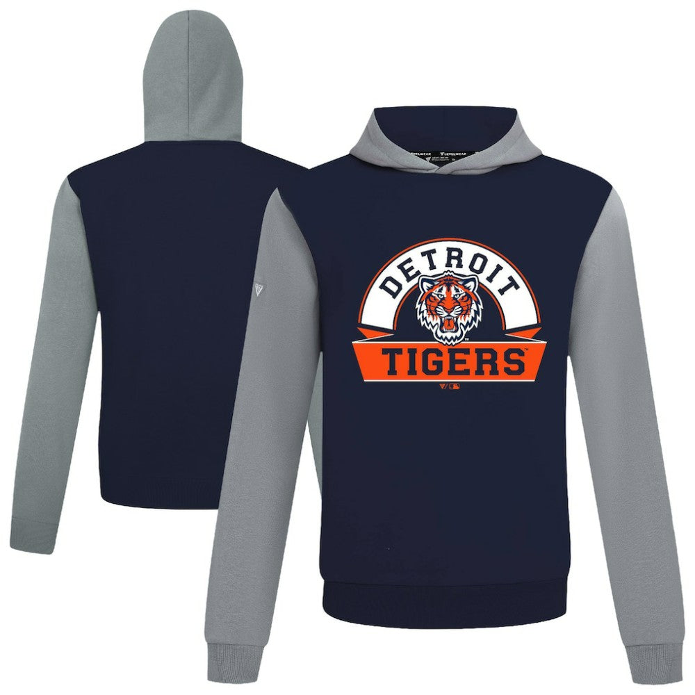 Detroit Tigers Levelwear Throwback Ultimate Banner Arch Hoodie | MLB Shop