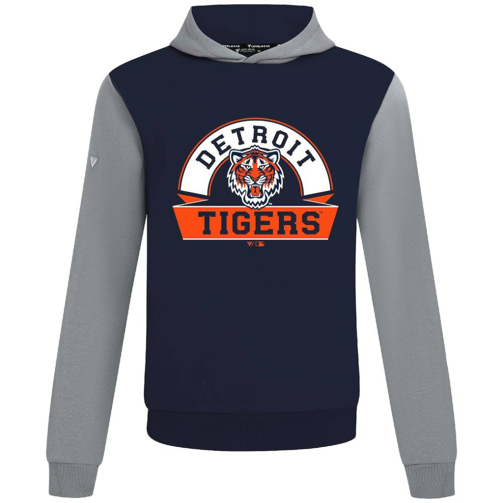 Detroit Tigers Levelwear Throwback Ultimate Banner Arch Hoodie | MLB Shop