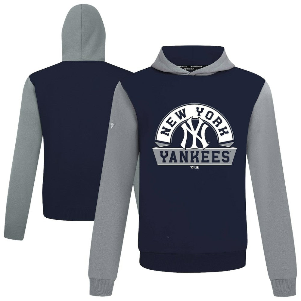 New York Yankees Levelwear Throwback Ultimate Banner Arch Hoodie | MLB Outlet