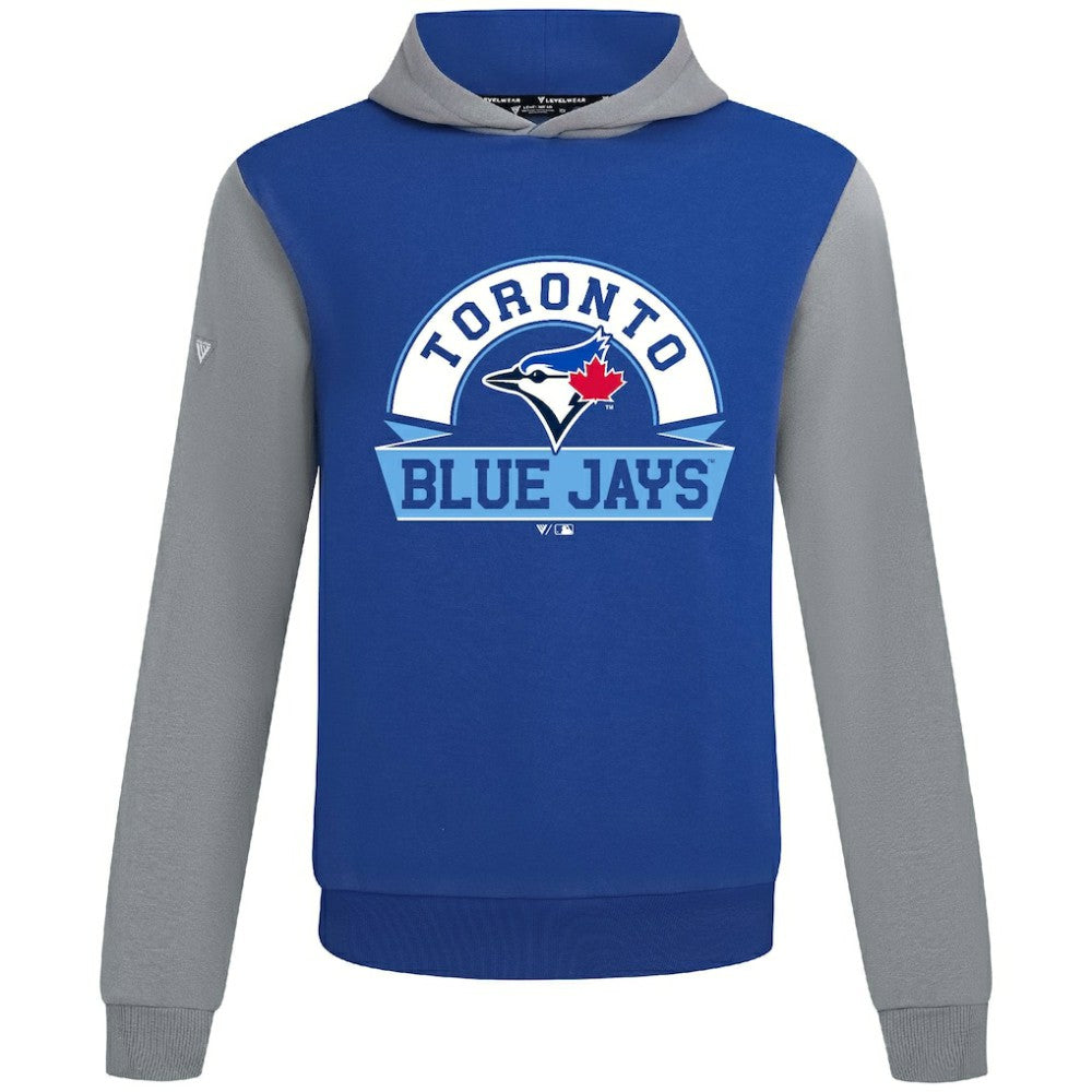 Toronto Blue Jays Levelwear Throwback Ultimate Banner Arch Hoodie | MLB On Sale