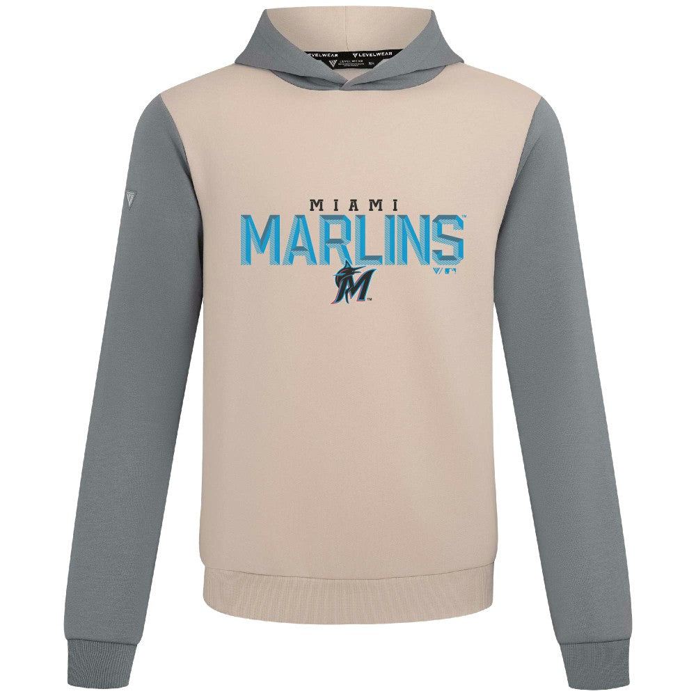Miami Marlins Levelwear Throwback Carve Ultimate Hoodie | MLB Near me
