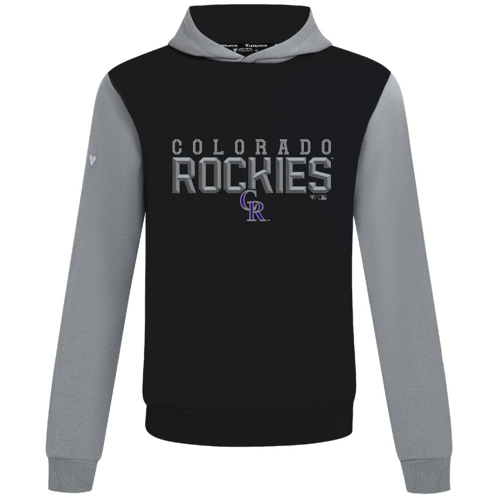 Colorado Rockies Levelwear Throwback Carve Ultimate Hoodie | MLB New
