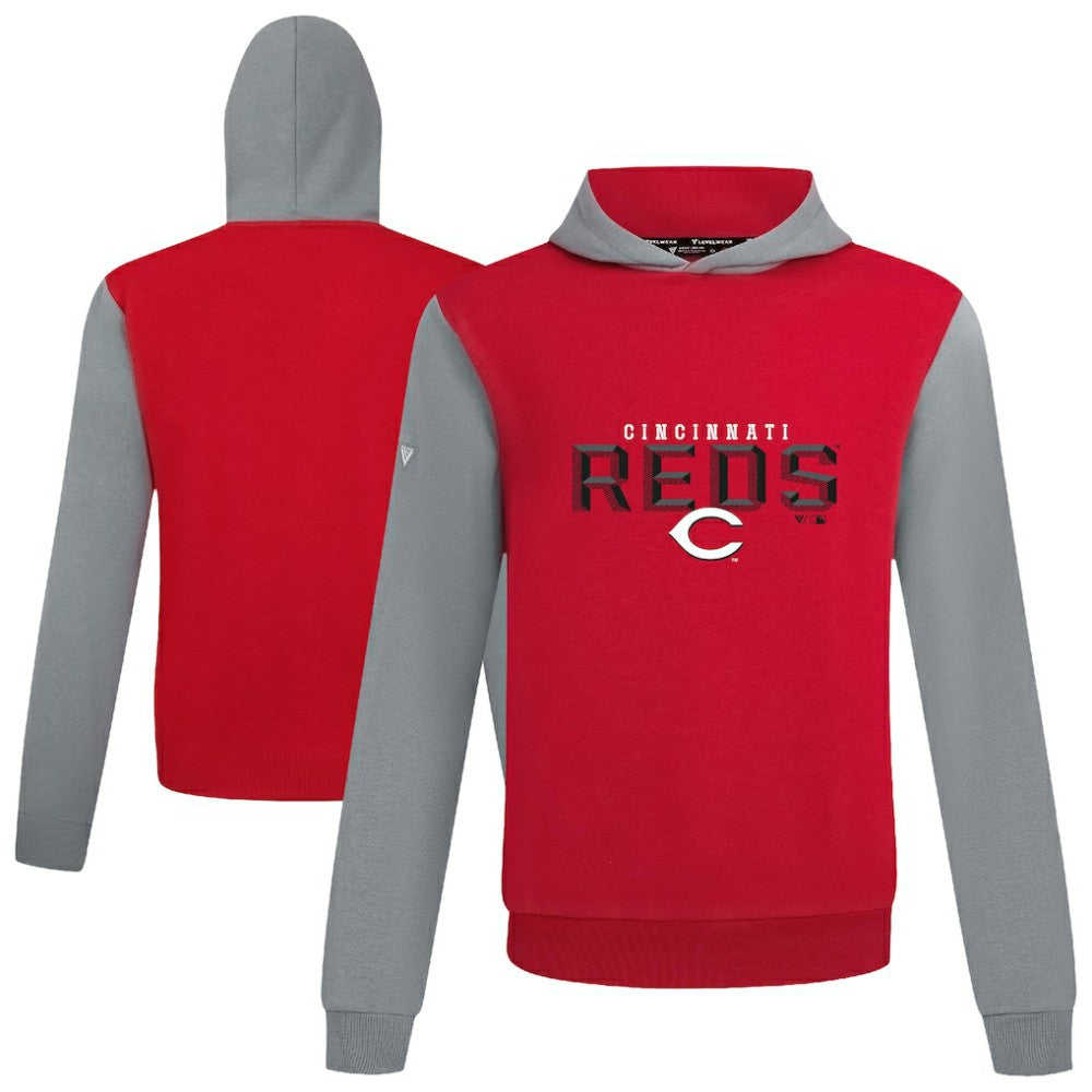 Cincinnati Reds Levelwear Throwback Carve Ultimate Hoodie | MLB US