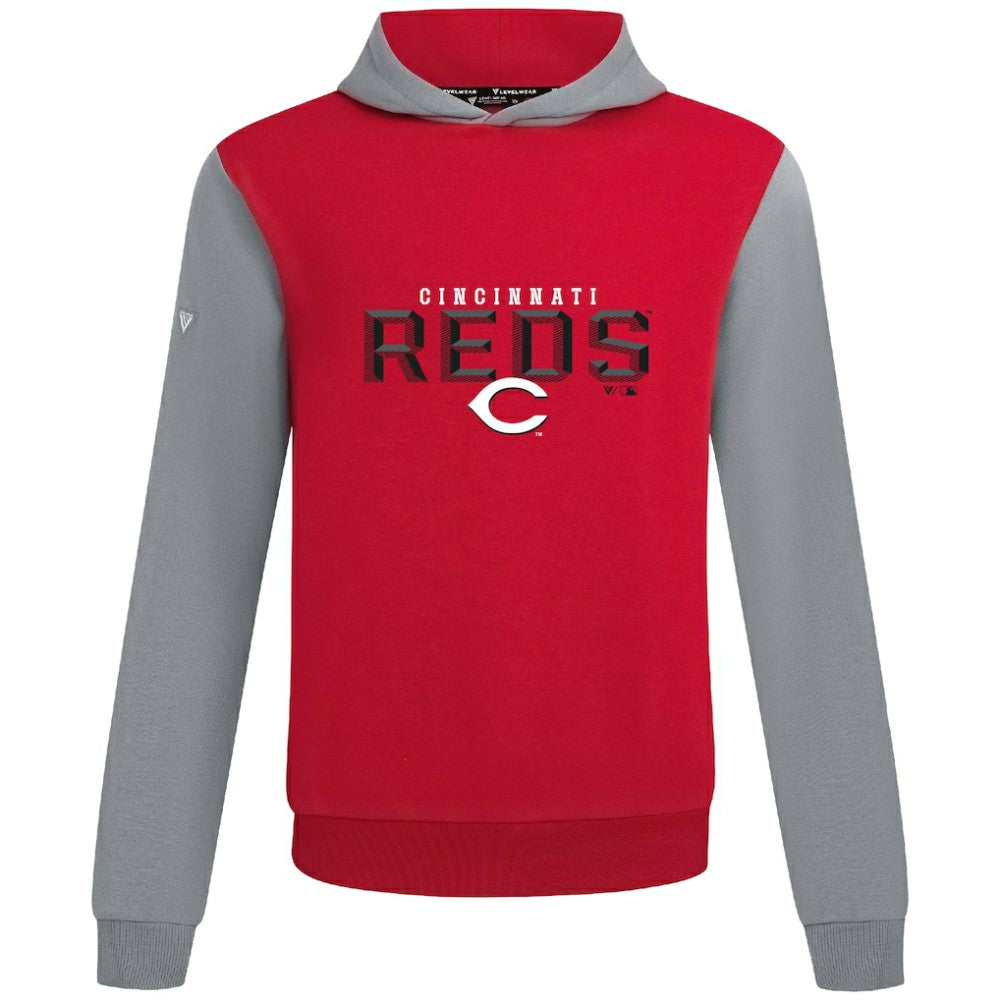 Cincinnati Reds Levelwear Throwback Carve Ultimate Hoodie | MLB US
