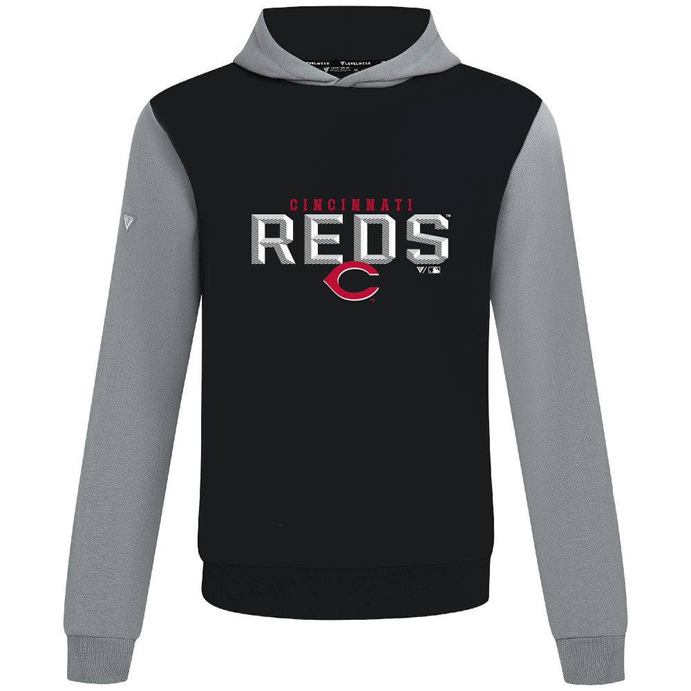 Cincinnati Reds Levelwear Throwback Carve Ultimate Hoodie | MLB Near me