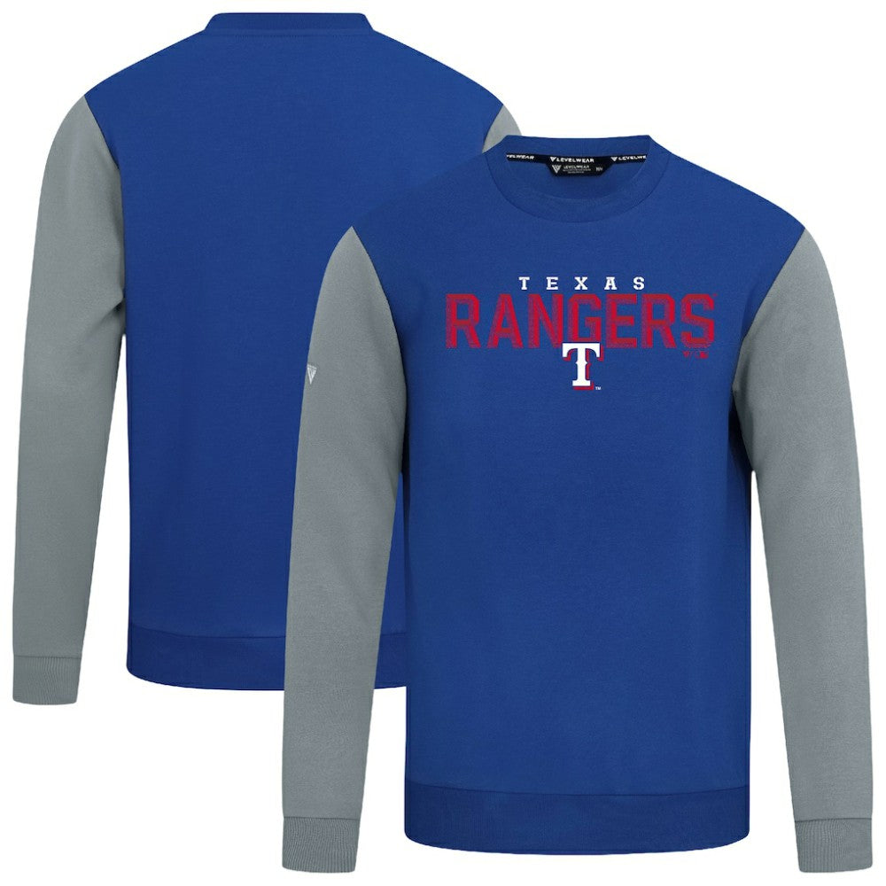 Texas Rangers Levelwear Throwback Ultimate Carve Sweatshirt | MLB Discount
