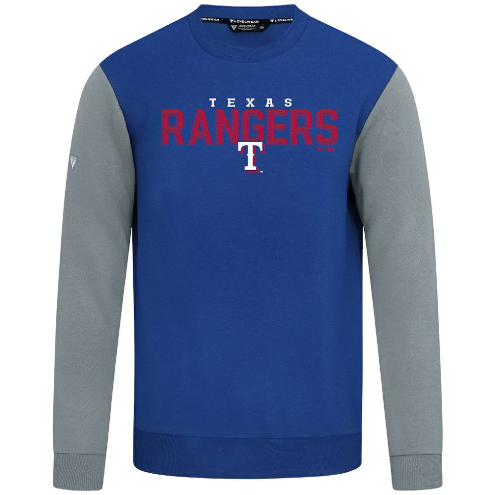 Texas Rangers Levelwear Throwback Ultimate Carve Sweatshirt | MLB Discount