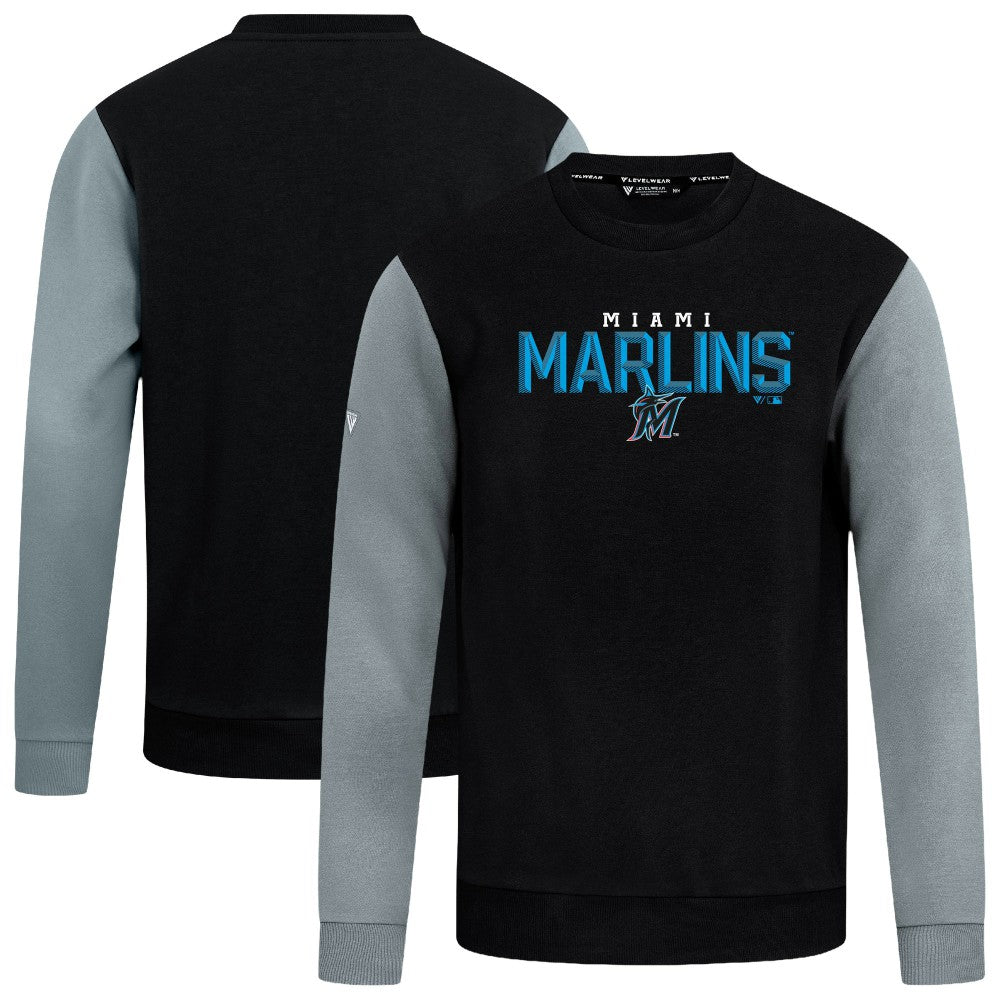Miami Marlins Levelwear Throwback Ultimate Carve Sweatshirt | MLB Near me
