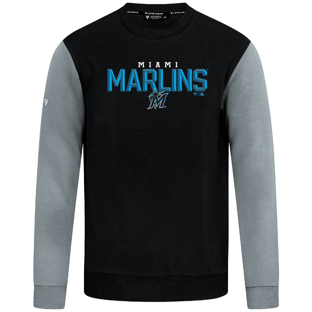 Miami Marlins Levelwear Throwback Ultimate Carve Sweatshirt | MLB Near me