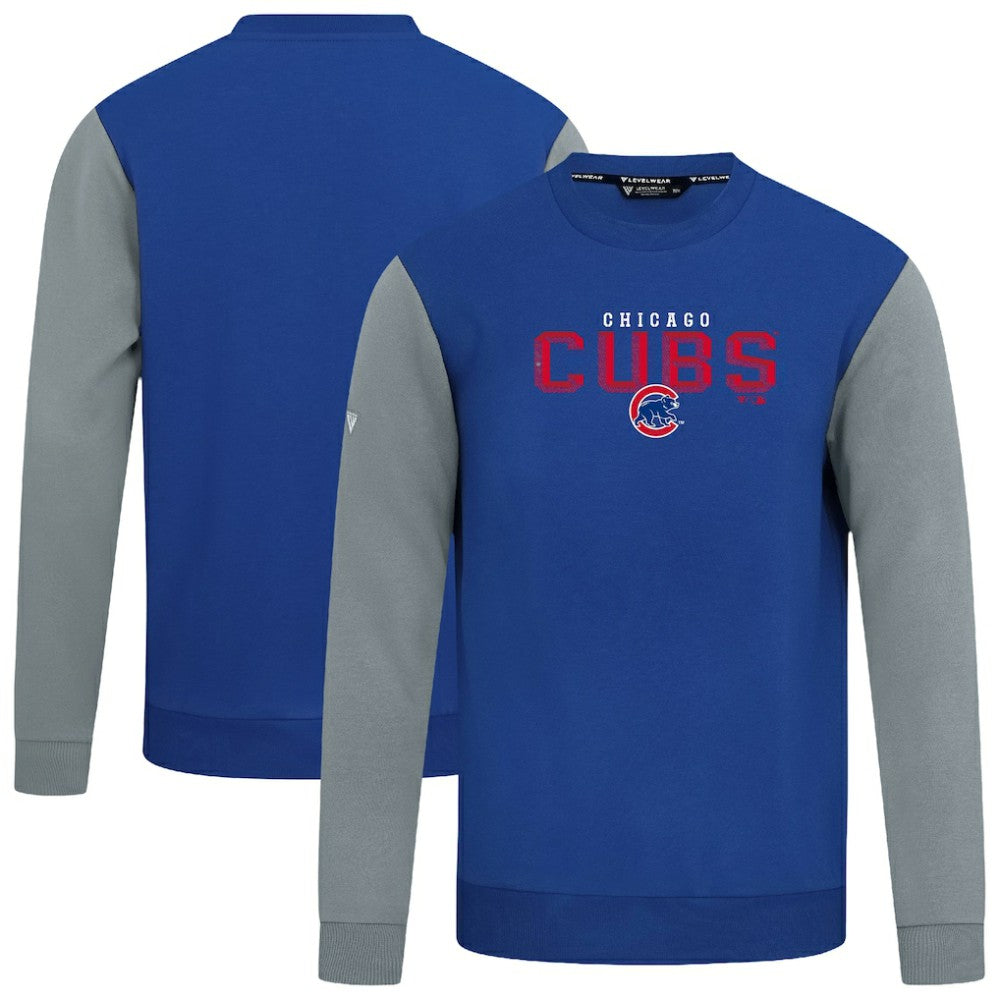 Chicago Cubs Levelwear Throwback Ultimate Carve Sweatshirt | MLB Outlet