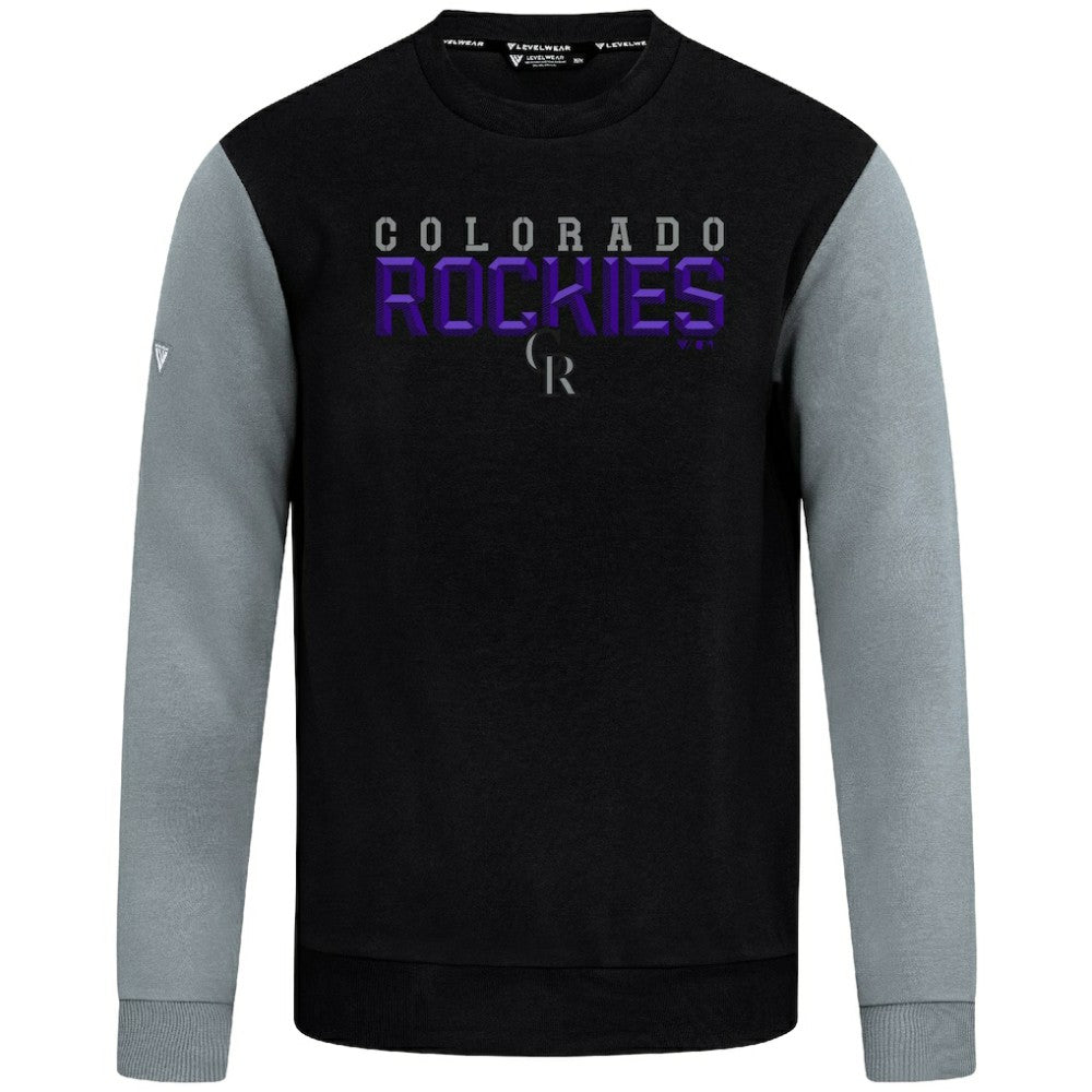 Colorado Rockies Levelwear Throwback Ultimate Carve Sweatshirt | MLB For sale