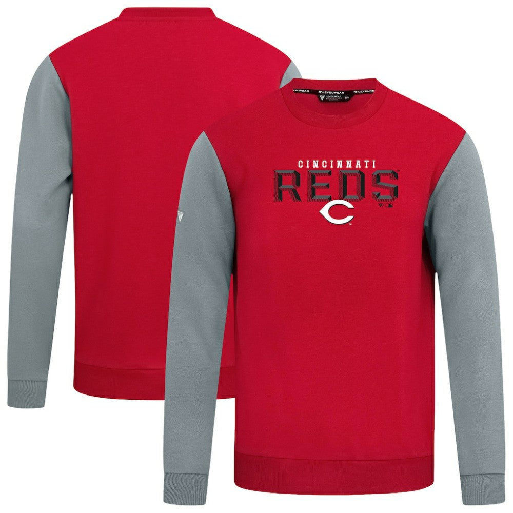 Cincinnati Reds Levelwear Throwback Ultimate Carve Sweatshirt | MLB Near me