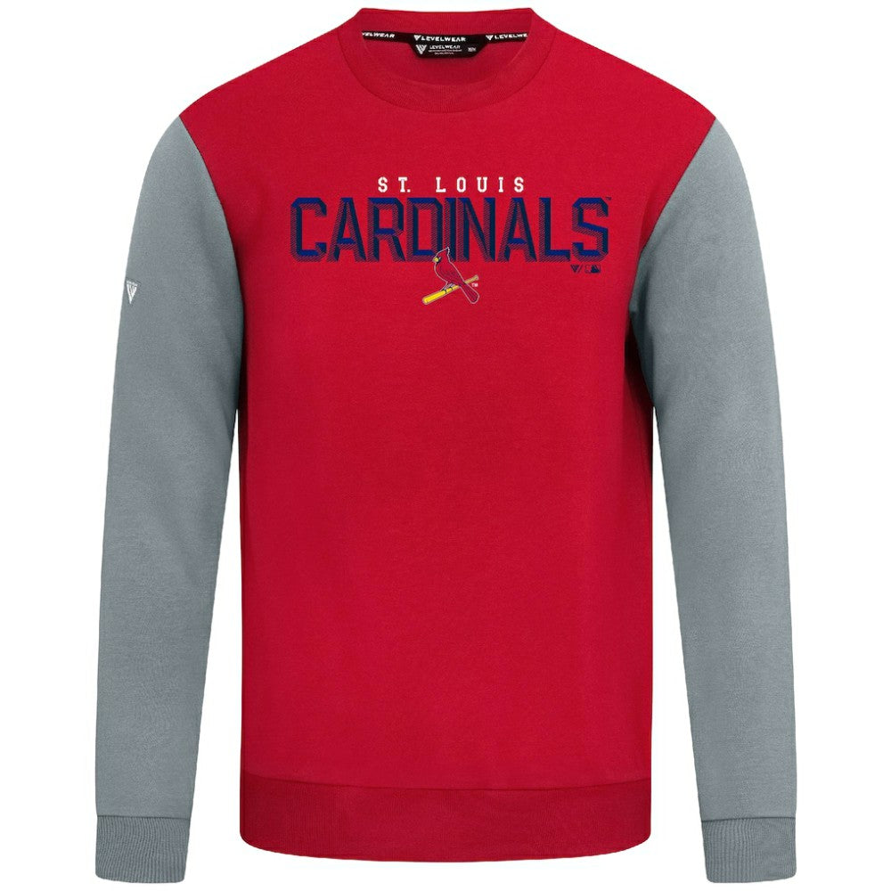 St. Louis Cardinals Levelwear Throwback Ultimate Carve Sweatshirt | MLB On Sale