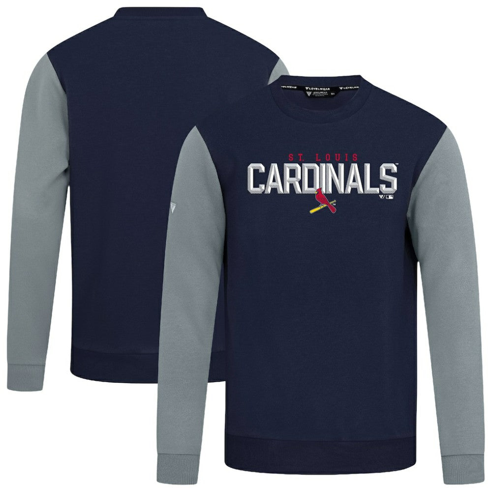 St. Louis Cardinals Levelwear Throwback Ultimate Carve Sweatshirt | MLB Online