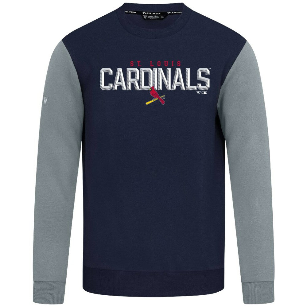 St. Louis Cardinals Levelwear Throwback Ultimate Carve Sweatshirt | MLB Online