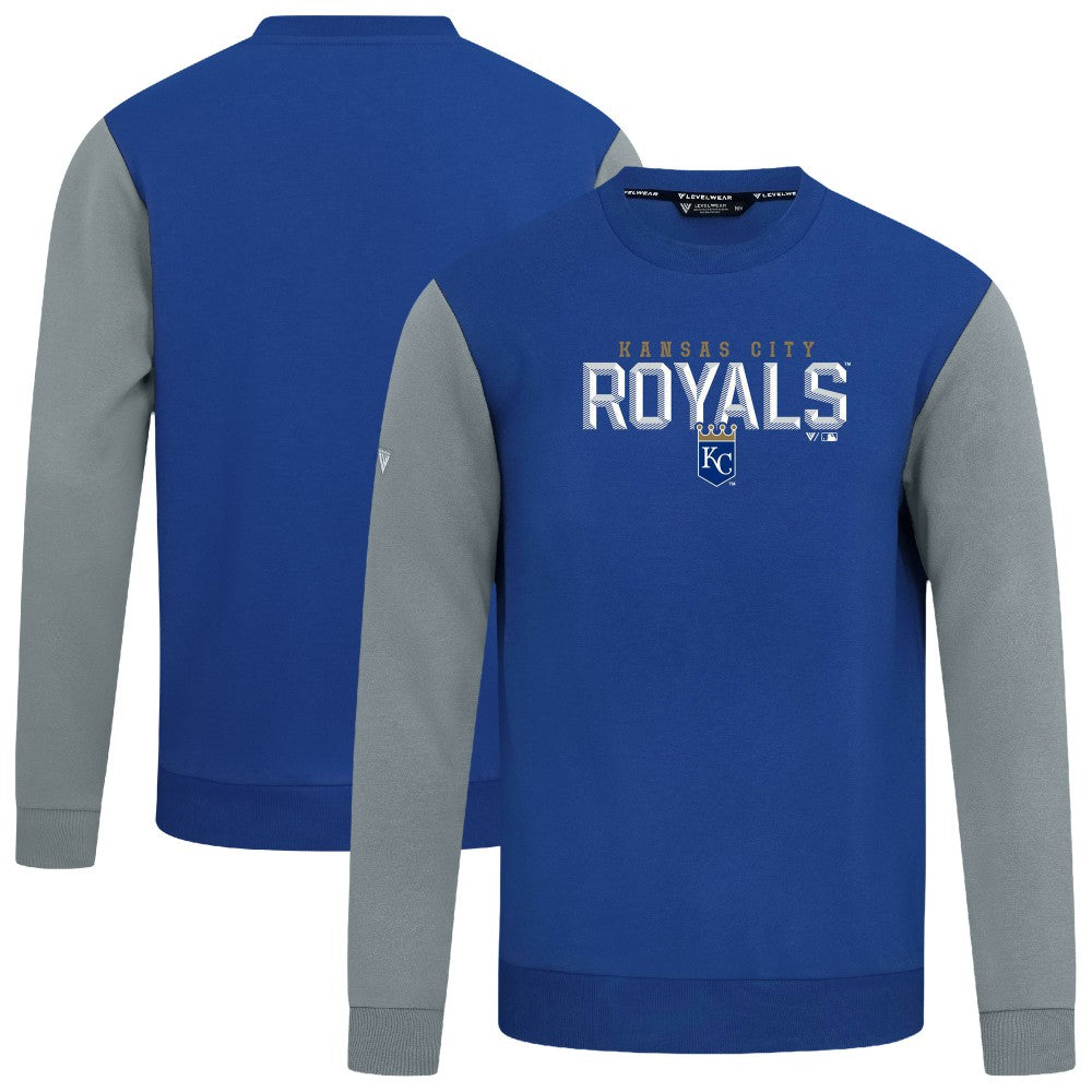 Kansas City Royals Levelwear Throwback Ultimate Carve Sweatshirt | MLB On Sale