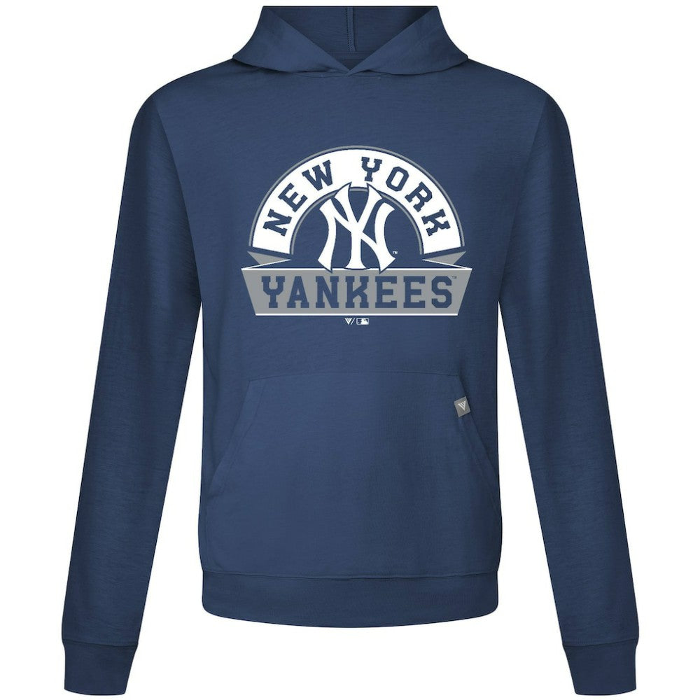 New York Yankees Levelwear Relay Banner Arch Pullover Hoodie | MLB New