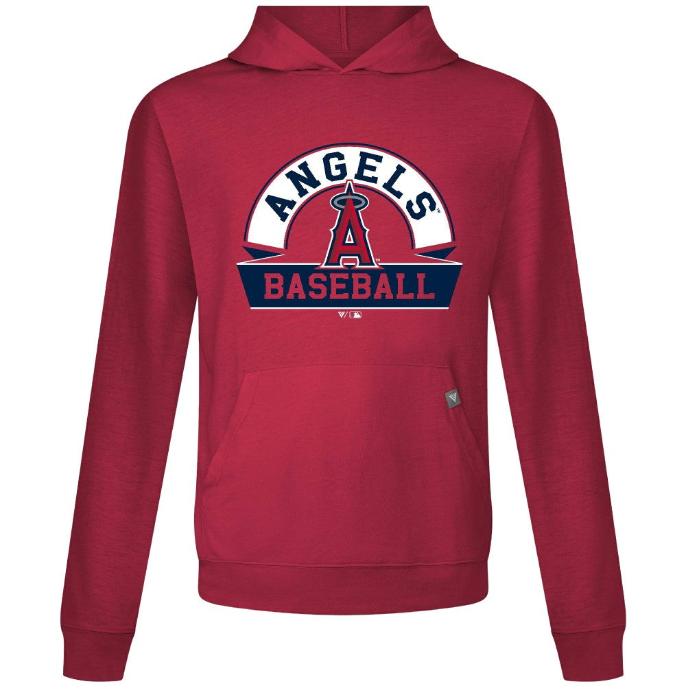 Los Angeles Angels Levelwear Relay Banner Arch Pullover Hoodie | MLB Outlet