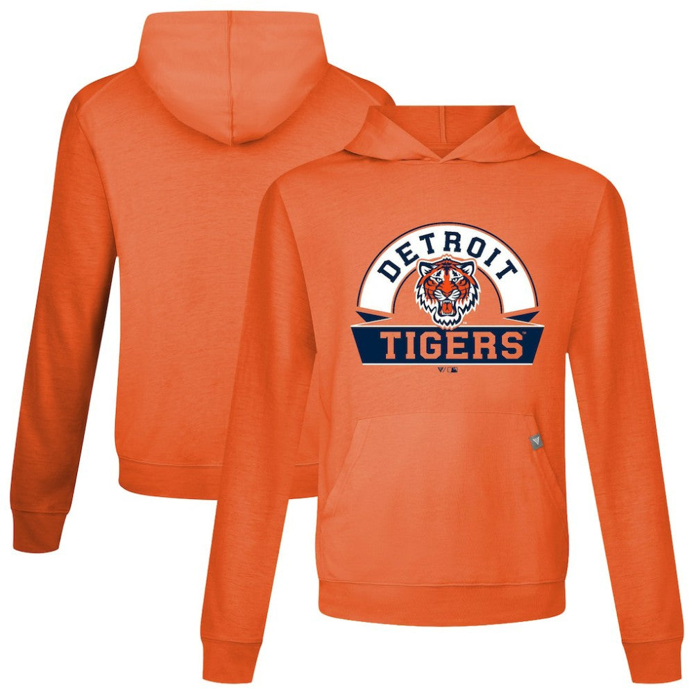 Detroit Tigers Levelwear Relay Banner Arch Pullover Hoodie | MLB On Sale