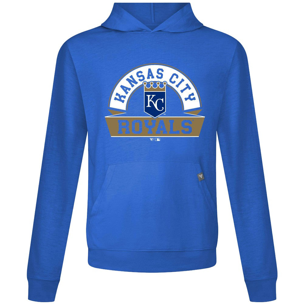 Kansas City Royals Levelwear Relay Banner Arch Pullover Hoodie | MLB On Sale