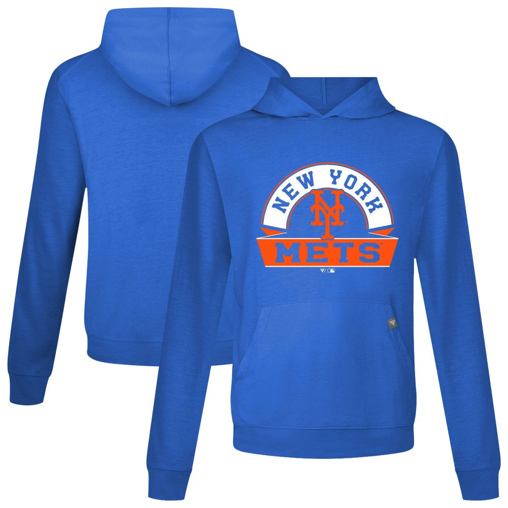 New York Mets Levelwear Relay Banner Arch Pullover Hoodie | MLB New