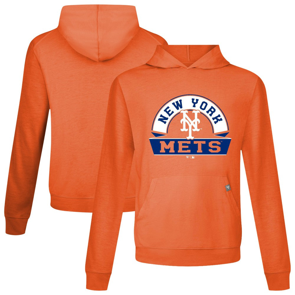 New York Mets Levelwear Relay Banner Arch Pullover Hoodie | MLB US
