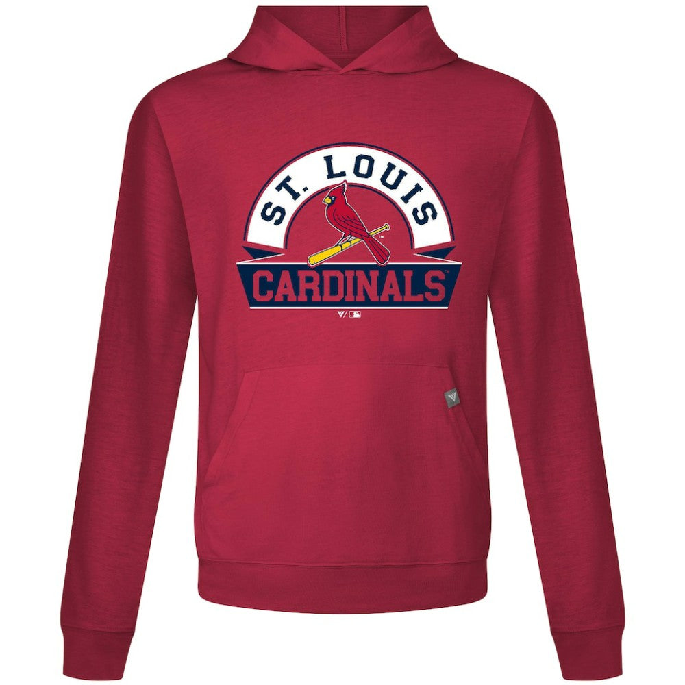 St. Louis Cardinals Levelwear Relay Banner Arch Pullover Hoodie | MLB On Sale