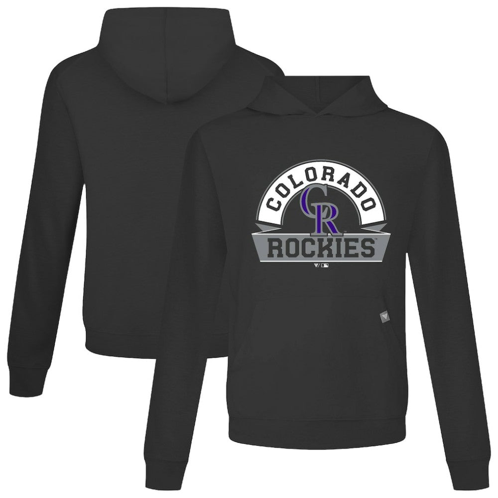 Colorado Rockies Levelwear Relay Banner Arch Pullover Hoodie | MLB Discount