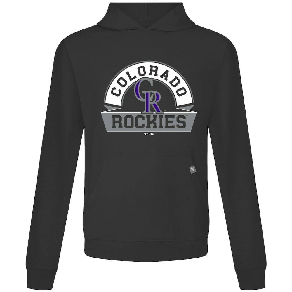 Colorado Rockies Levelwear Relay Banner Arch Pullover Hoodie | MLB Discount